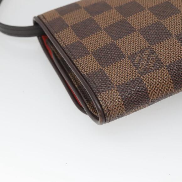 LOUIS VUITTON Damier Ebene Pochette Twin GM Shoulder Bag Spo N51851 - Picture 16 of 16